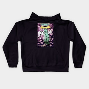 Space Penguin Kids Hoodie